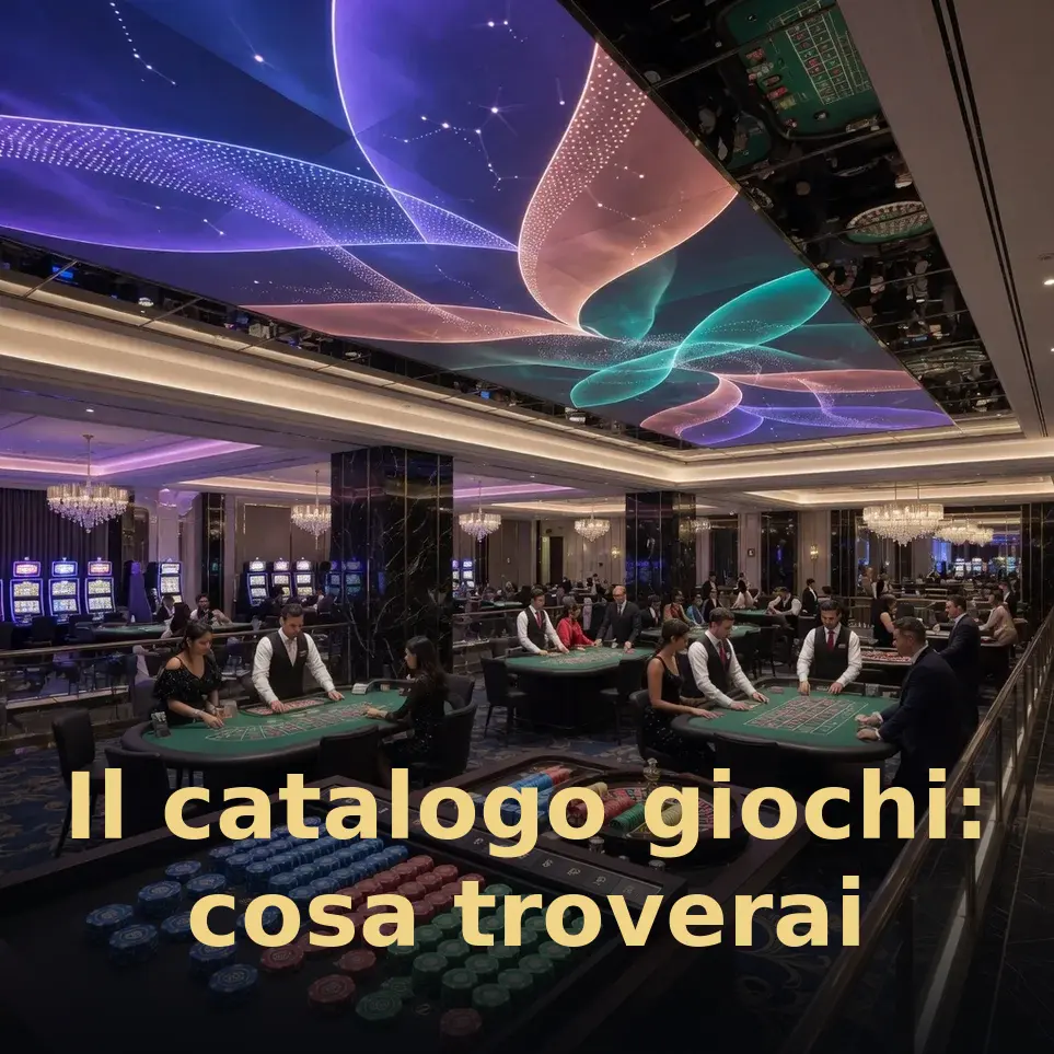 Il catalogo giochi: cosa troverai